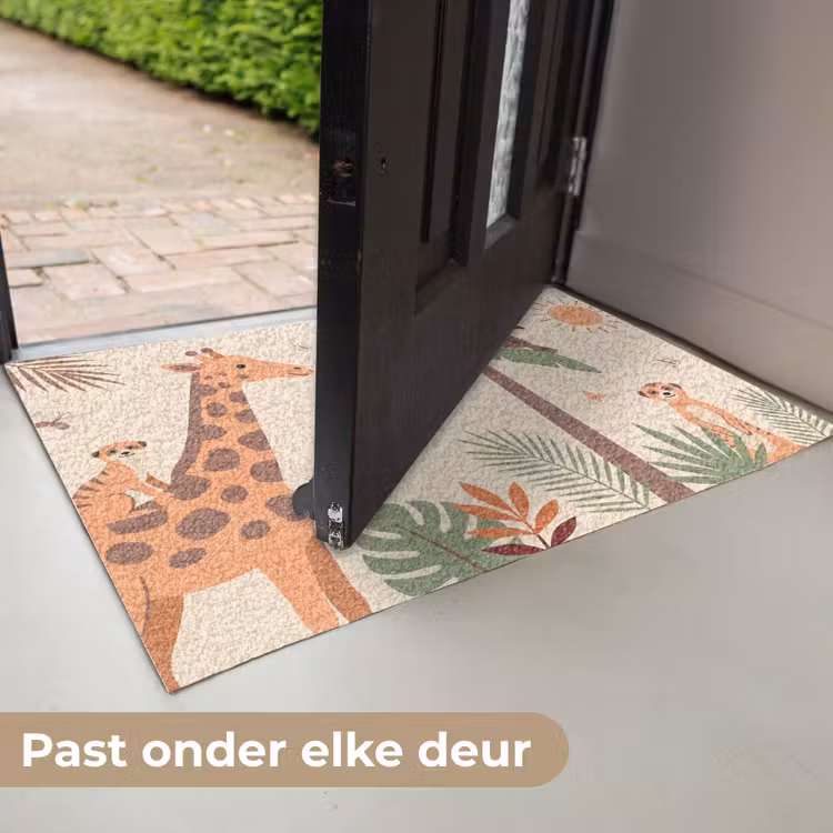 Deurmat - Dieren - Tropisch - Safari - Kleurrijk — 7