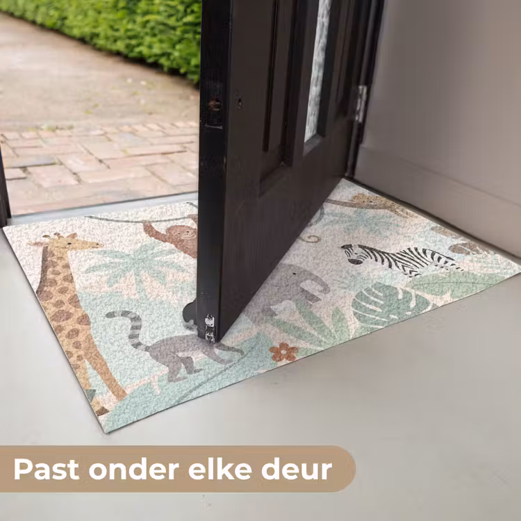 Deurmat - Jungle - Dieren - Groen — 7