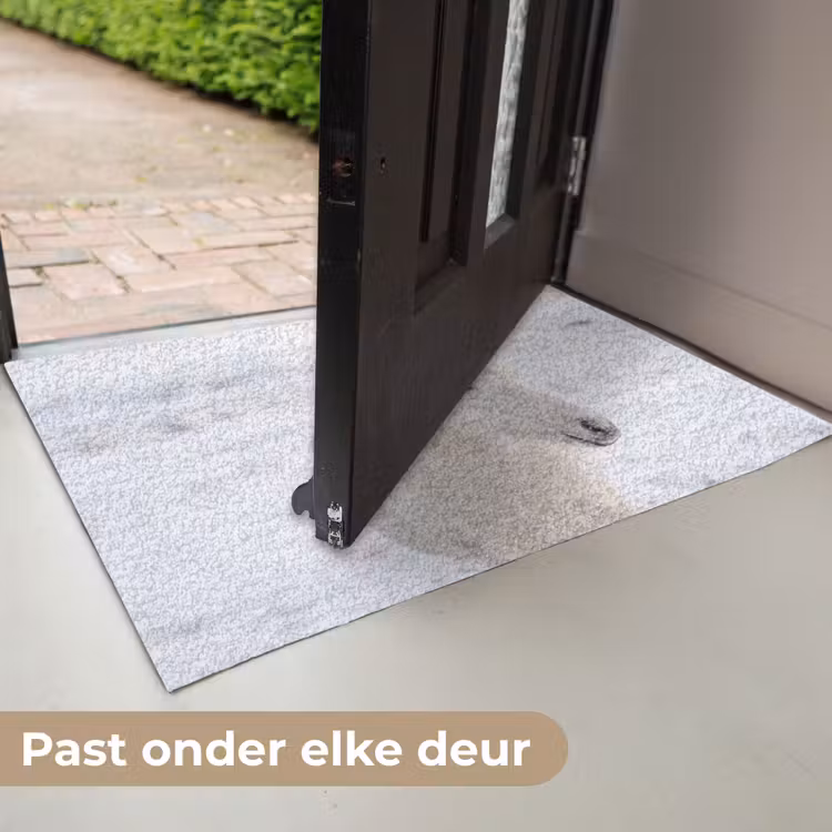 Deurmat - Paard - Kop - Winter - Dieren - Wit — 7