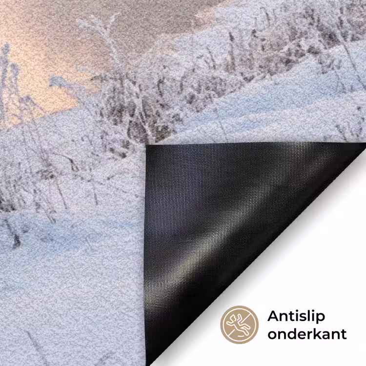 Deurmat - Rivier - Winter - Landschap - Sneeuw - Zonsopgang — 6