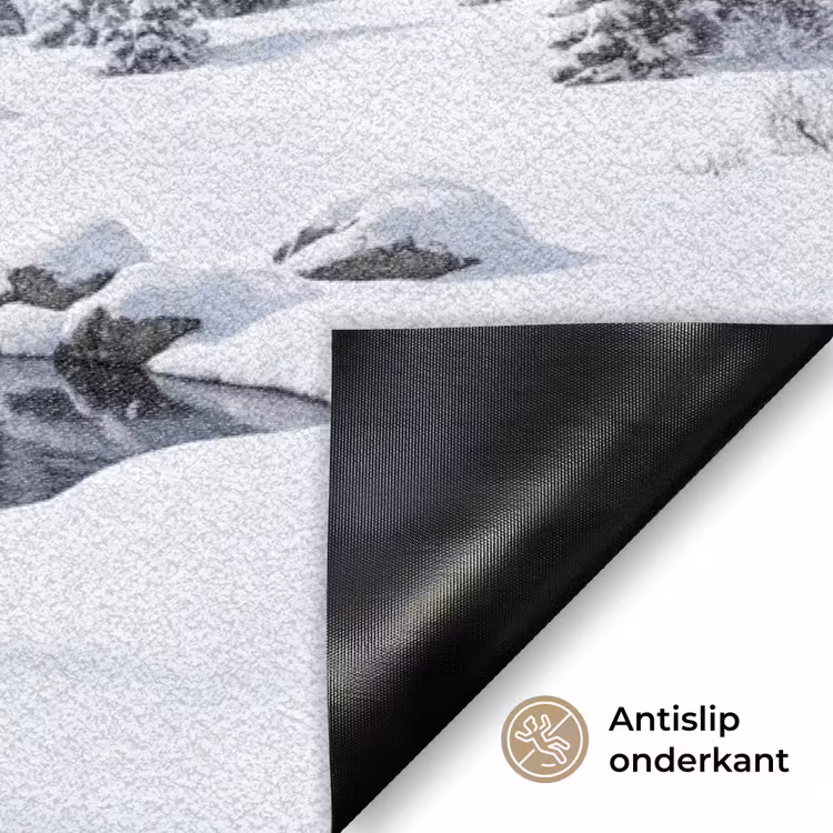 Deurmat - Sneeuwlandschap - Bergen - Rivier - Winter — 6