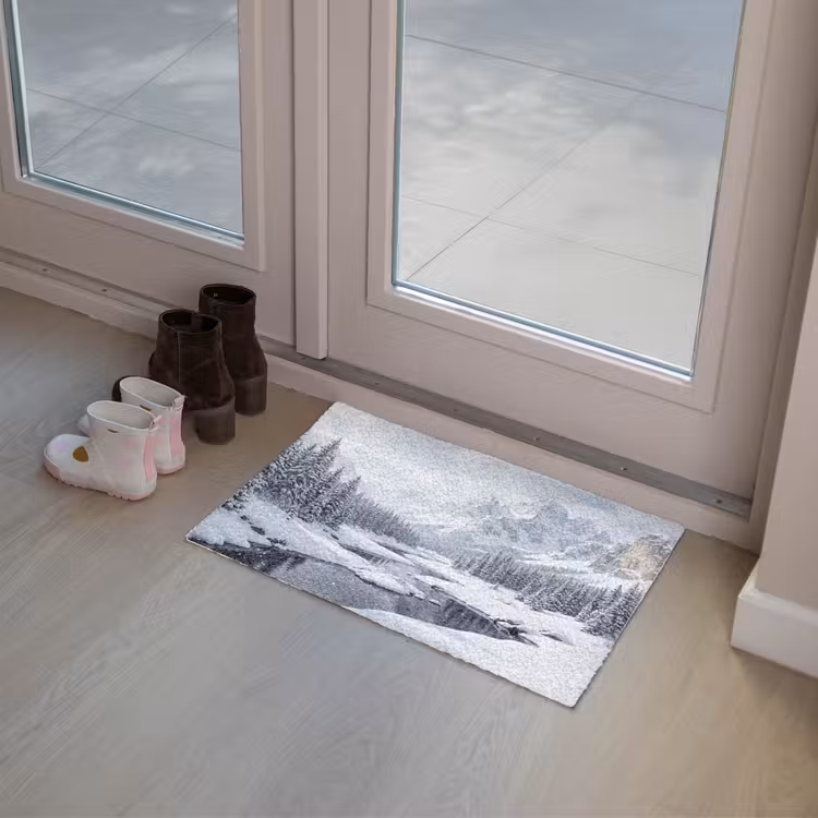 Deurmat - Sneeuwlandschap - Bergen - Rivier - Winter — 8