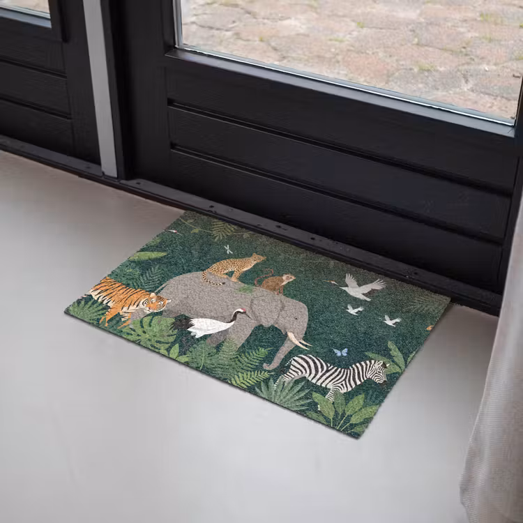 Deurmat - Tropisch - Jungle - Groen — 2