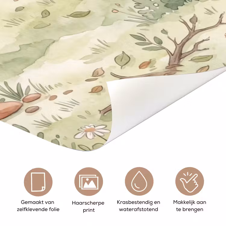 Deursticker - Bos - Dieren - Groen — 3