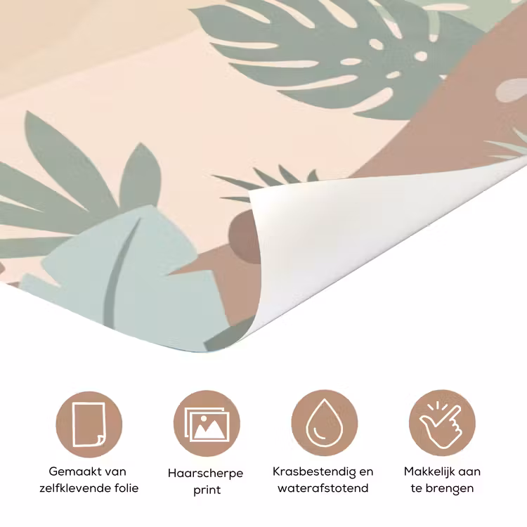 Deursticker - Jungle - Dieren - Groen — 3