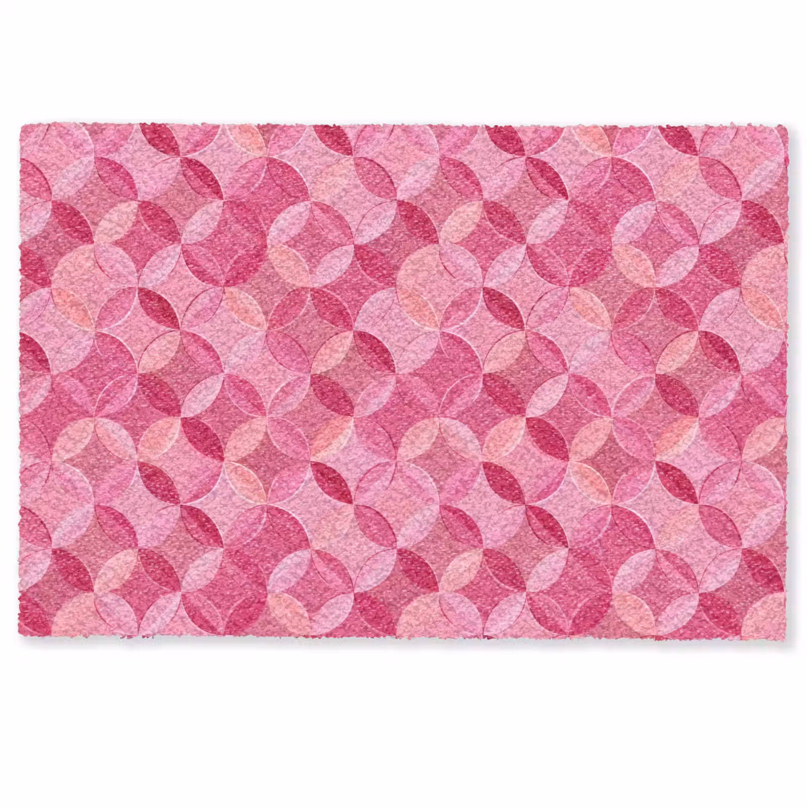 Deurmat - Geometrisch - Mozaïek - Modern - Roze — 1