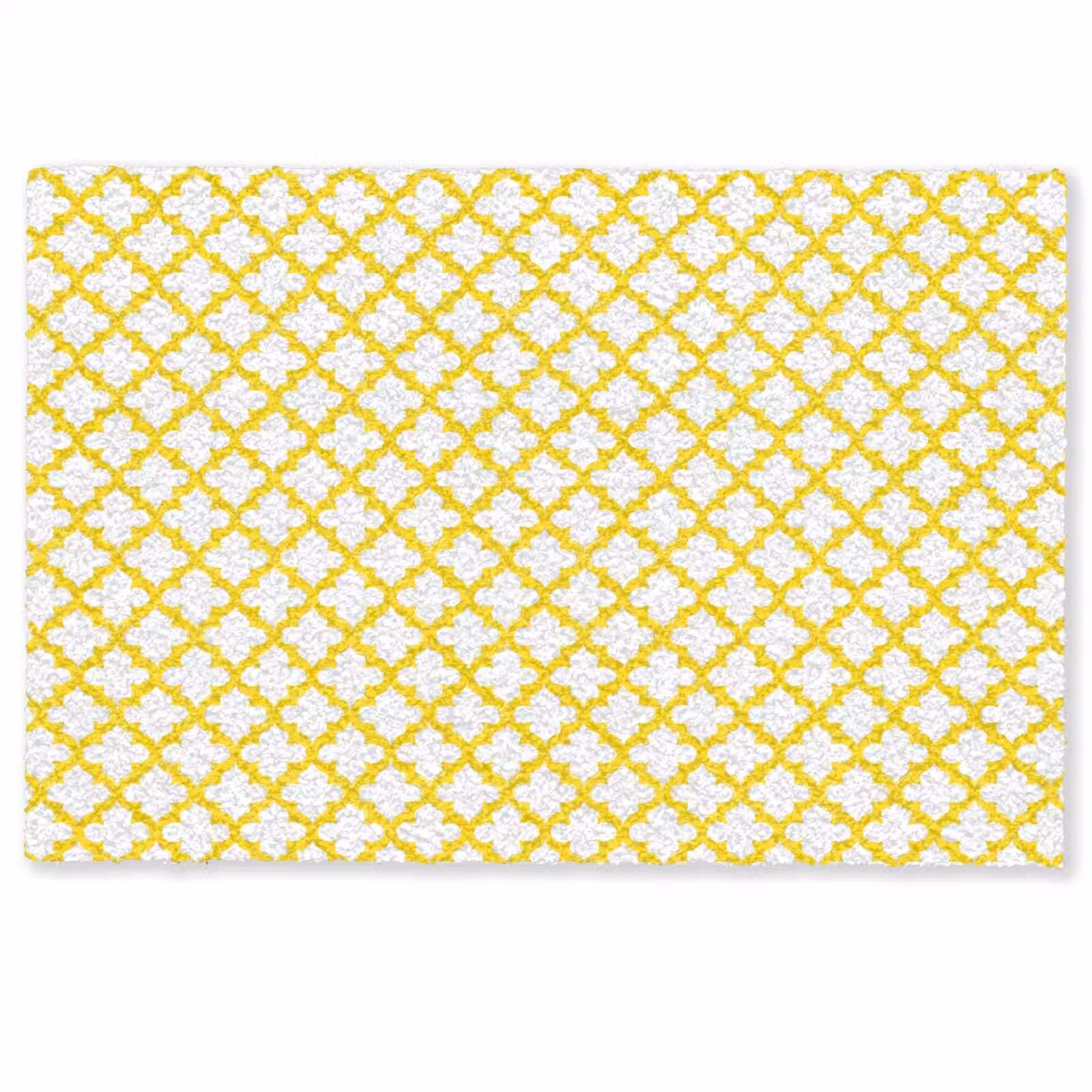 Deurmat - Patroon - Geometrisch - Klassiek - Geel — 1