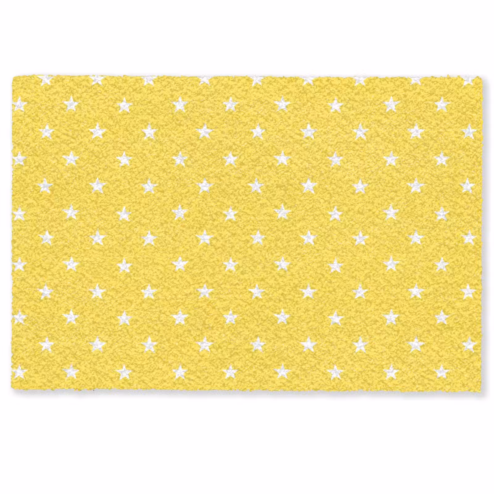 Deurmat - Sterren - Patroon - Minimalistisch - Geel — 1