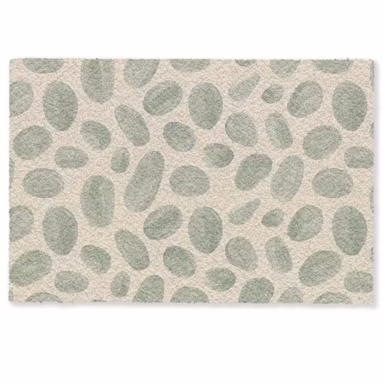 Deurmat - Abstract - Patroon - Organisch - Groen - Modern — 1