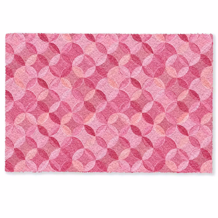 Deurmat - Geometrisch - Mozaïek - Modern - Roze — 1