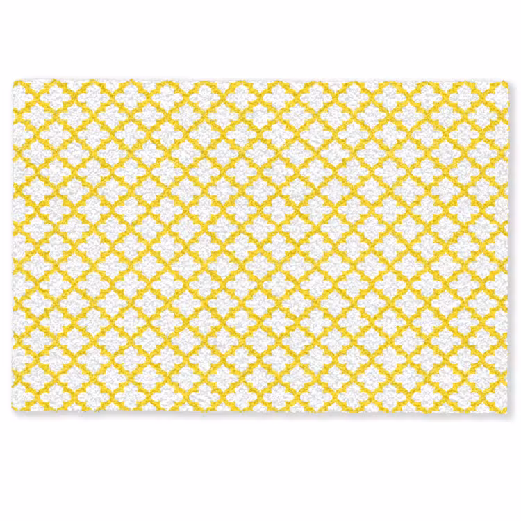 Deurmat - Patroon - Geometrisch - Klassiek - Geel — 1