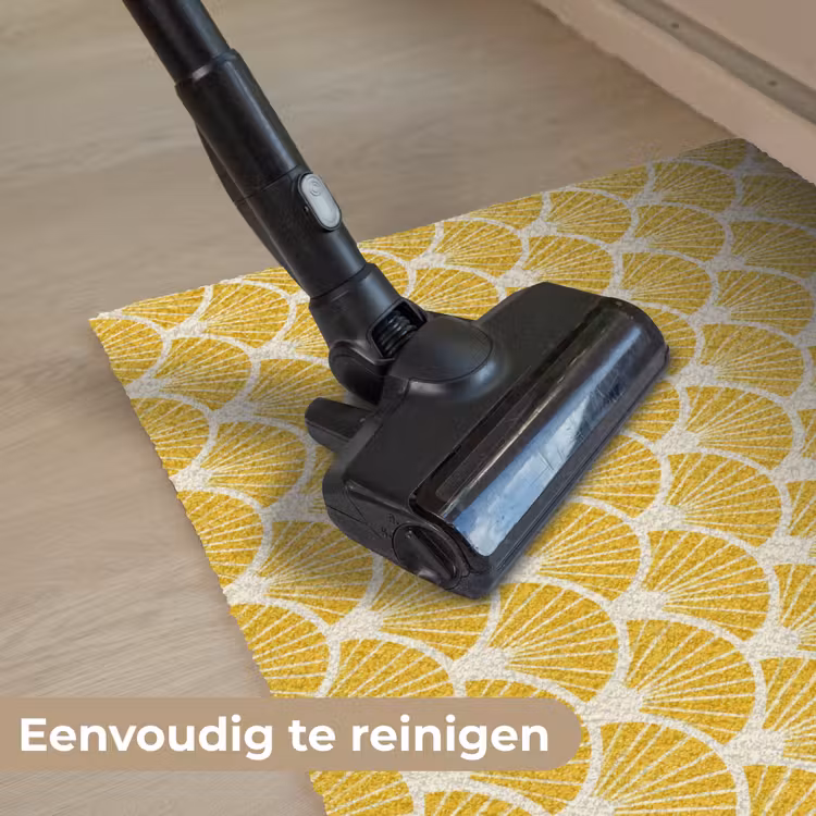 Deurmat - Waaiers - Art Deco - Retro - Okergeel — 9