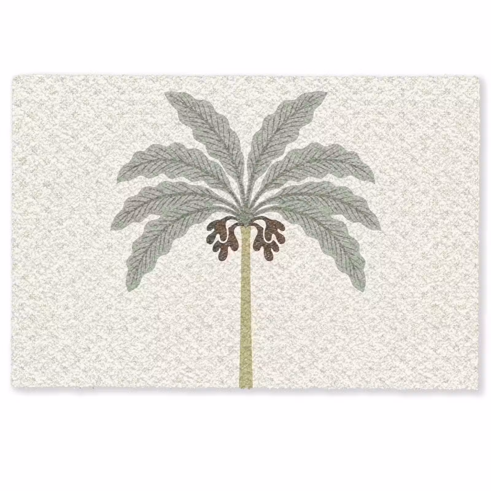 Deurmat - Boom - Bladeren - Groen - Decoratief - Beige — 1