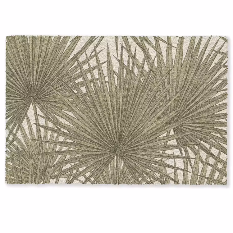 Deurmat - Blad - Tropisch - Patroon - Natuur - Groen — 1