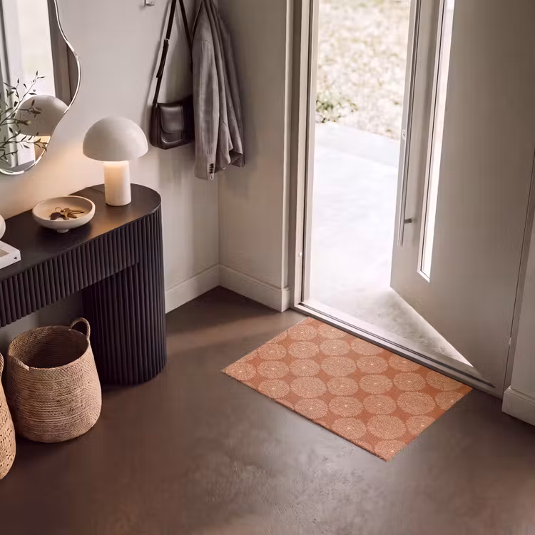 Deurmat - Cirkels - Grafisch - Patroon - Terracotta — 8