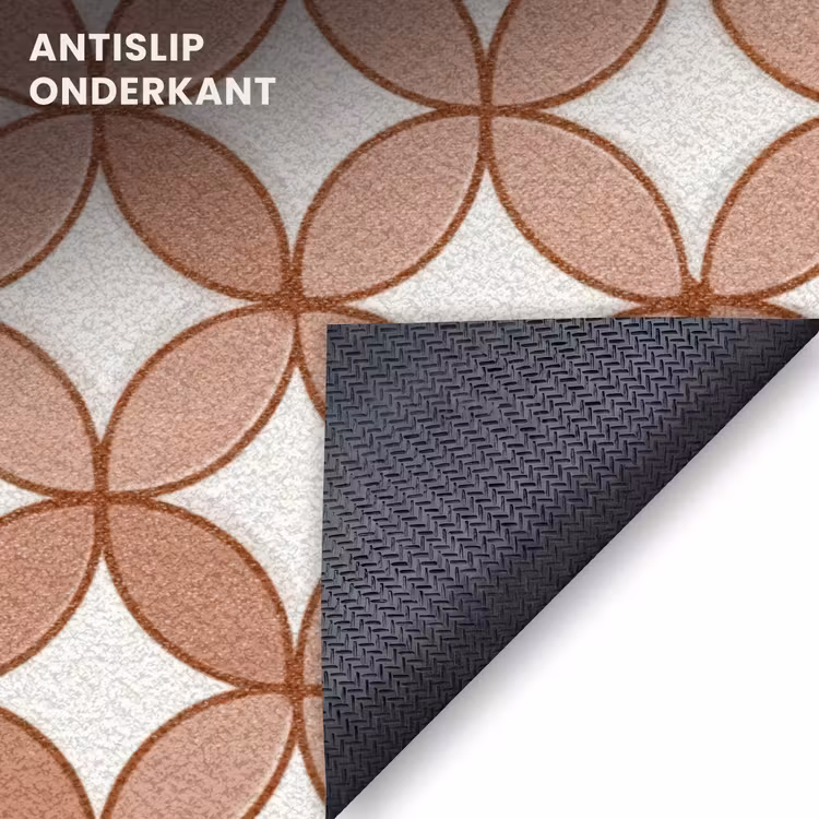 Deurmat - Geometrisch - Cirkels - Modern - Terracotta — 6