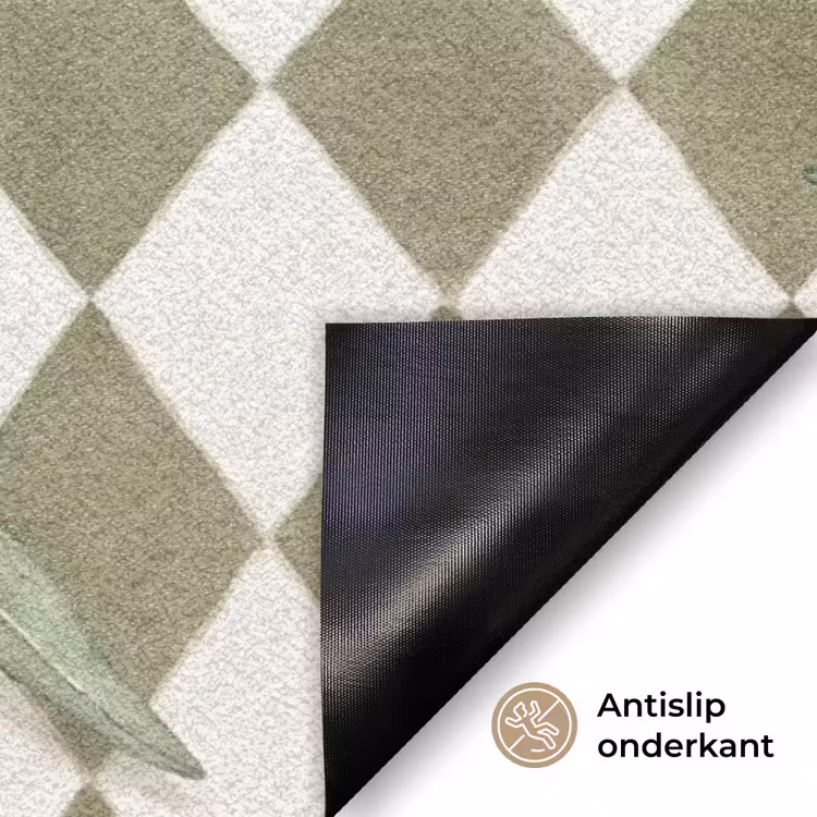 Deurmat - Plant - Olijftakken - Waterverf - Mediterraan - Groen — 6