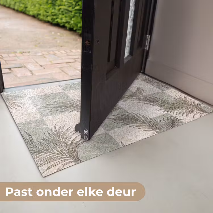 Deurmat - Planten - Bladeren - Marmer - Modern - Groen — 7