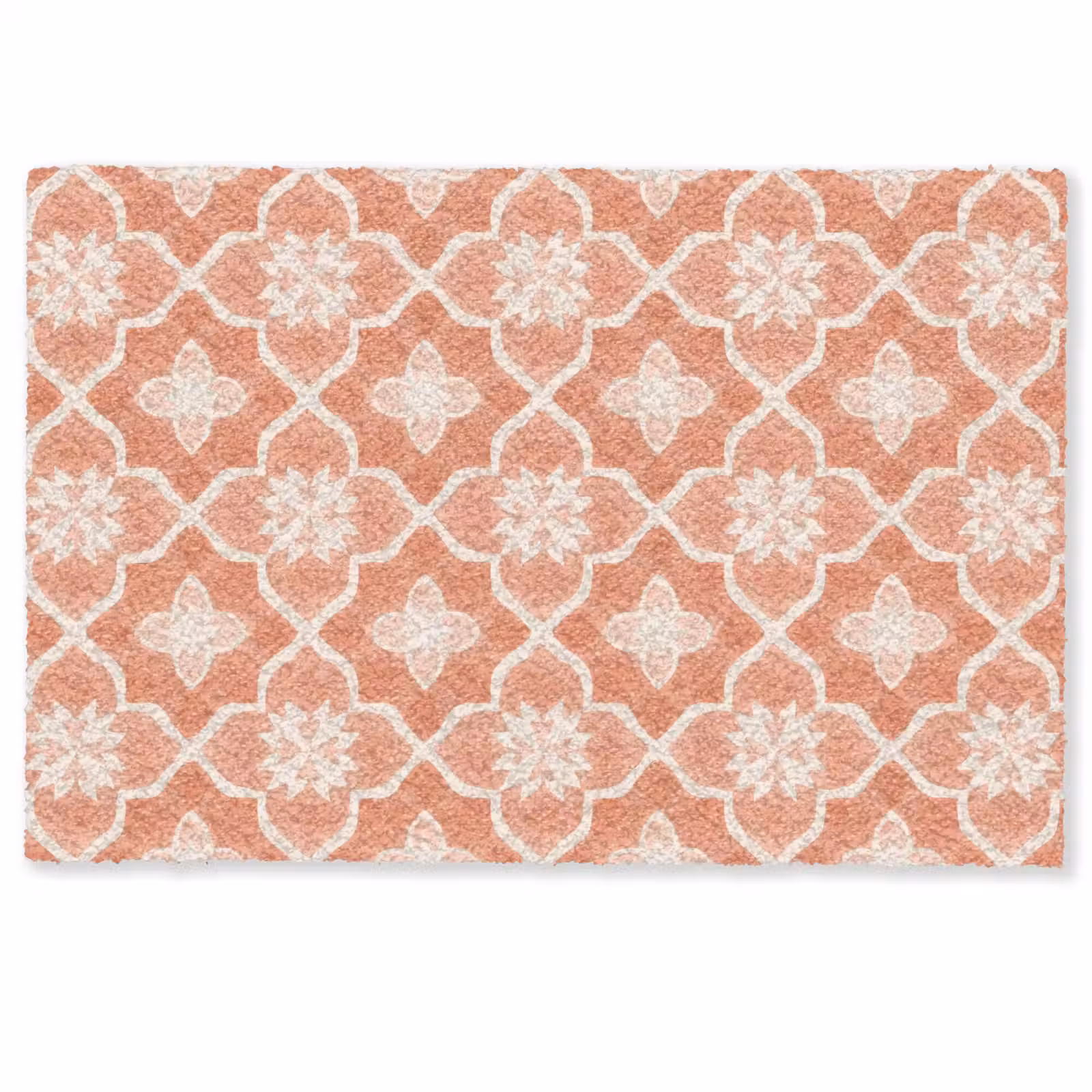 Deurmat - Tegelpatroon - Arabesk - Vintage - Terracotta — 1