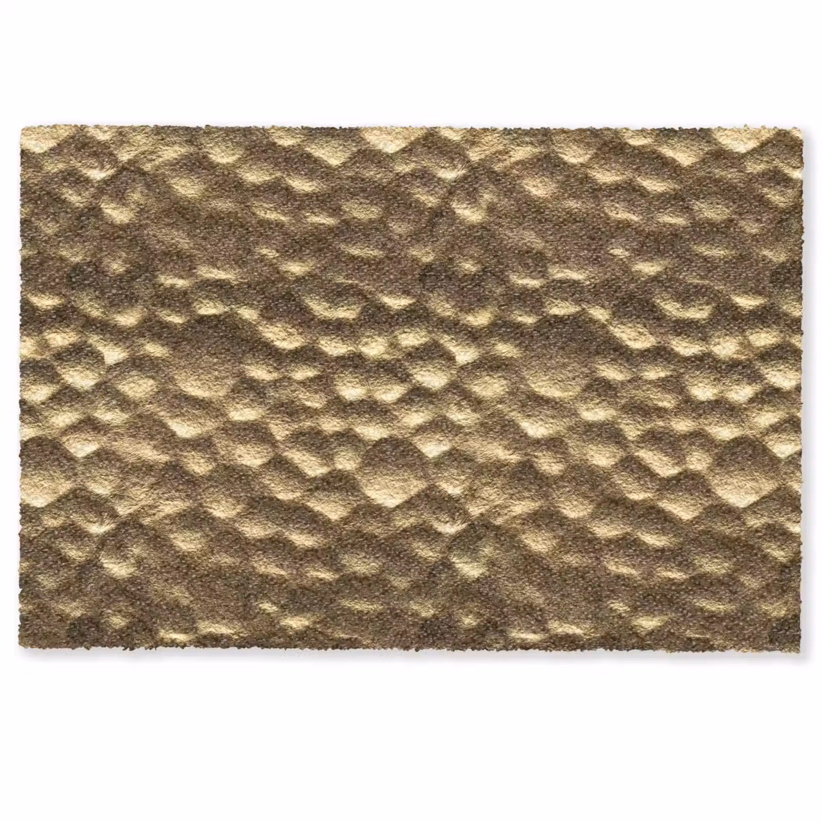 Deurmat - Gehamerd - Reliëf - Textuur - Bronsgoud — 1