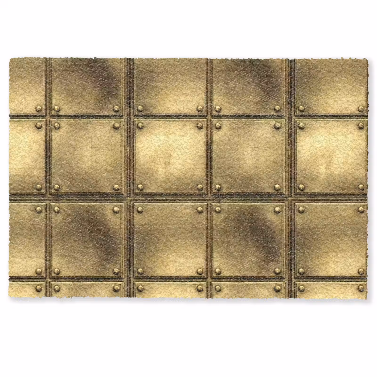 Deurmat - Platen - Industrieel - Stoer - Goud — 1