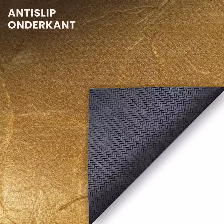 Deurmat - Bladgoud - Vintage - Textuur - Warm Goud — 6