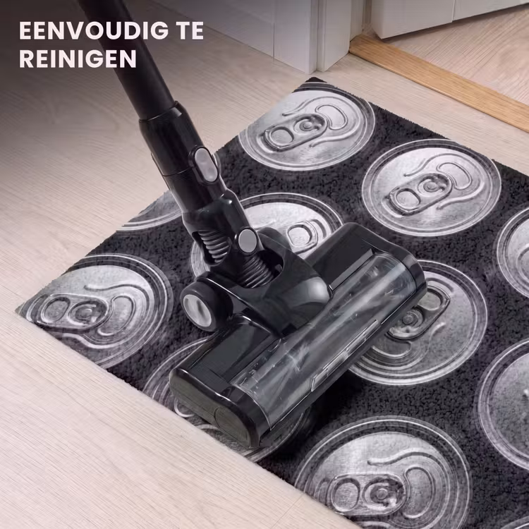 Deurmat - Blikjes - Aluminium - Patroon - Industrieel - Zilver — 9