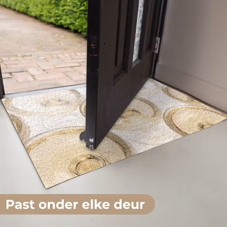 Deurmat - Drank - Glazen - Feest - Goud — 7