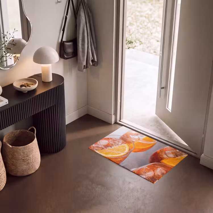 Deurmat - Drank - Sinaasappel - IJs - Zomer - Oranje — 8