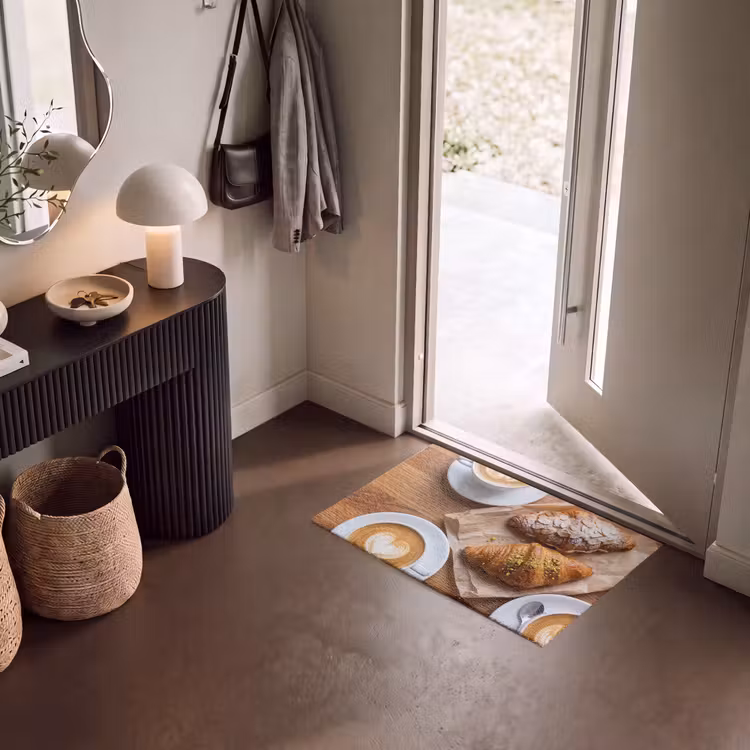 Deurmat - Eten - Croissant - Koffie - Ontbijt - Modern — 8