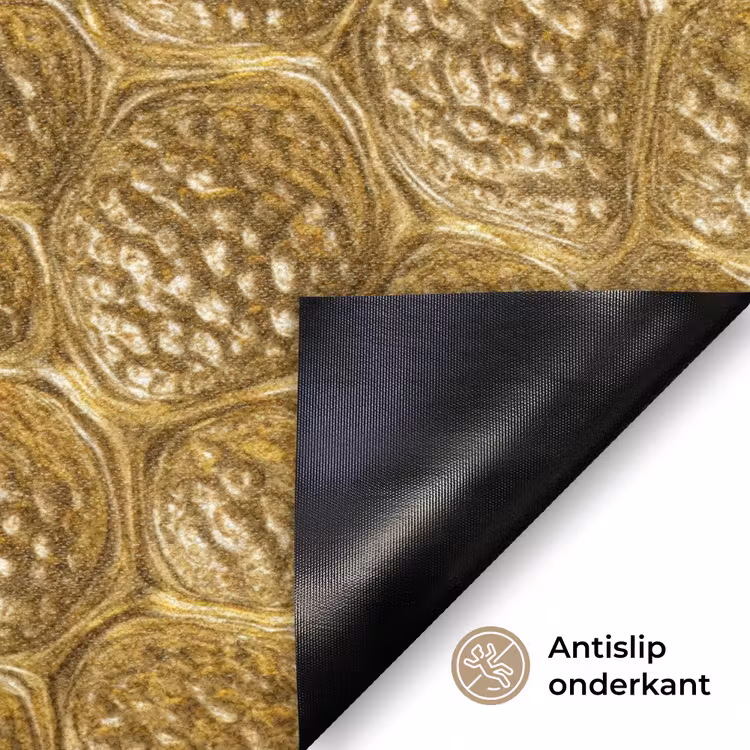 Deurmat - Gehamerd - Mozaïek - Antiek - Goud — 6