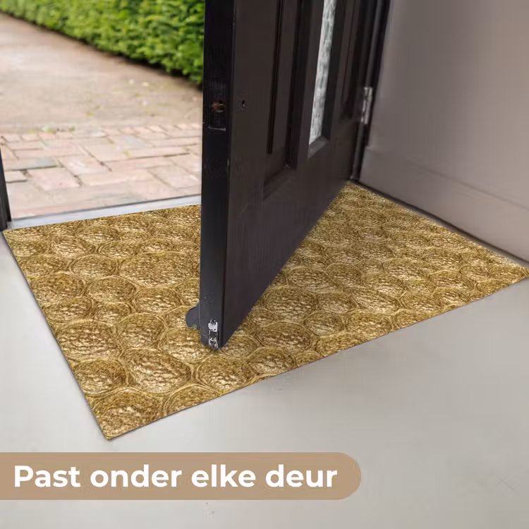 Deurmat - Gehamerd - Mozaïek - Antiek - Goud — 7