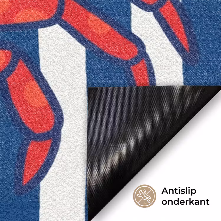 Deurmat - Krab - Strepen - Zeeleven - Illustratie - Rood — 6