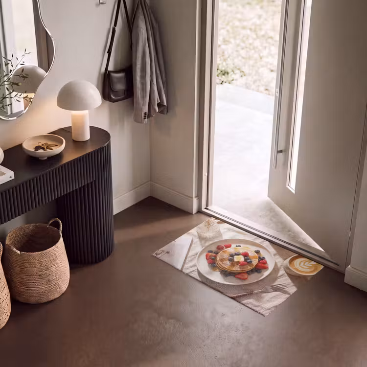 Deurmat - Pannenkoeken - Bessen - Ontbijt - Modern - Beige — 8