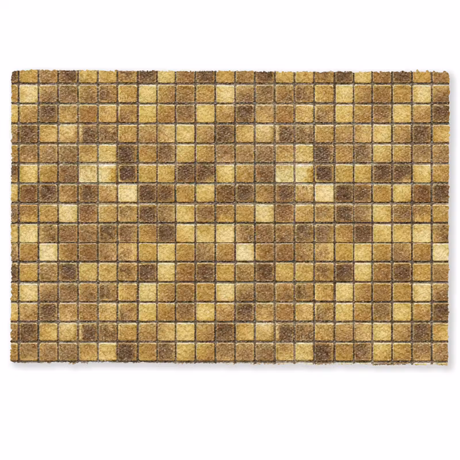 Deurmat - Tegels - Mozaïek - Luxe - Warm Goud — 1
