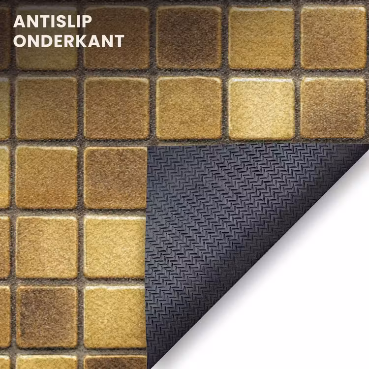 Deurmat - Tegels - Mozaïek - Luxe - Warm Goud — 6