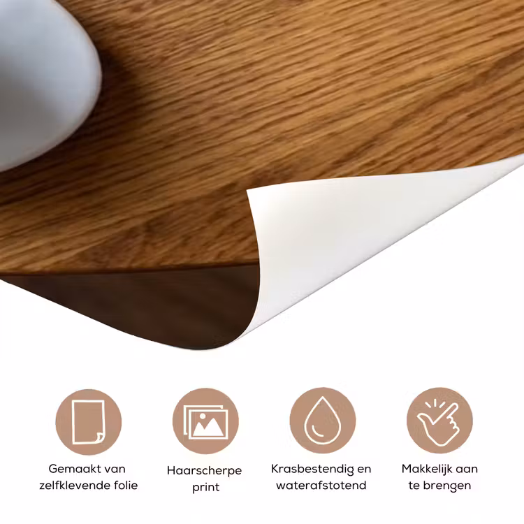 Deursticker - Eten - Croissant - Koffie - Ontbijt - Modern — 3