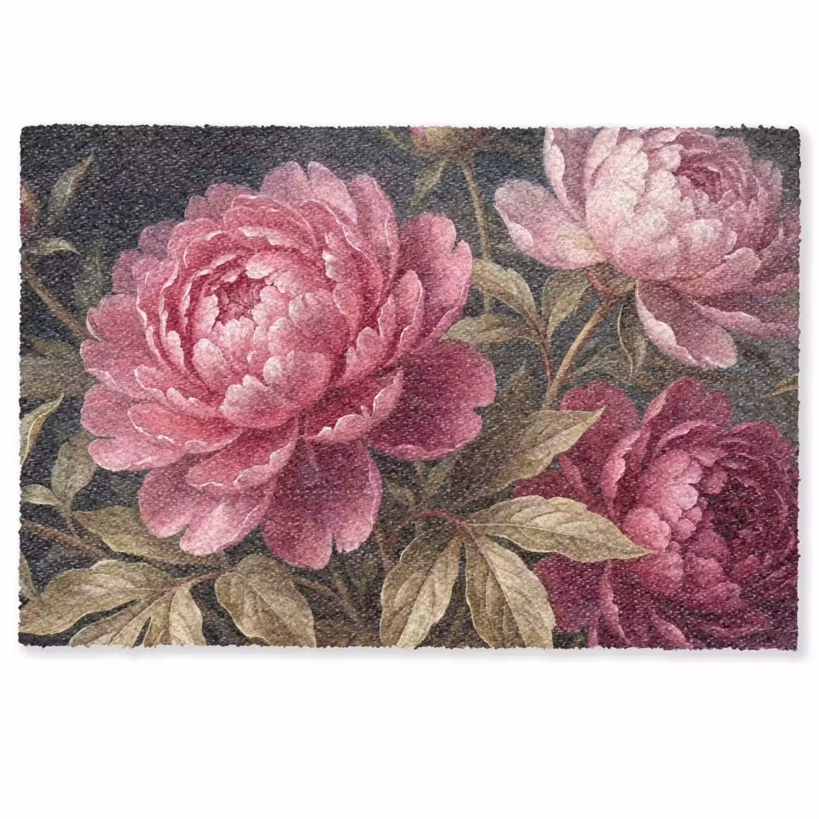 Deurmat - Bloemen - Roze - Klassiek - Natuur — 1