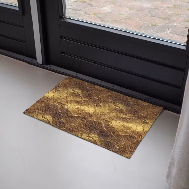 Deurmat - Bladgoud - Textuur - Goud — 2