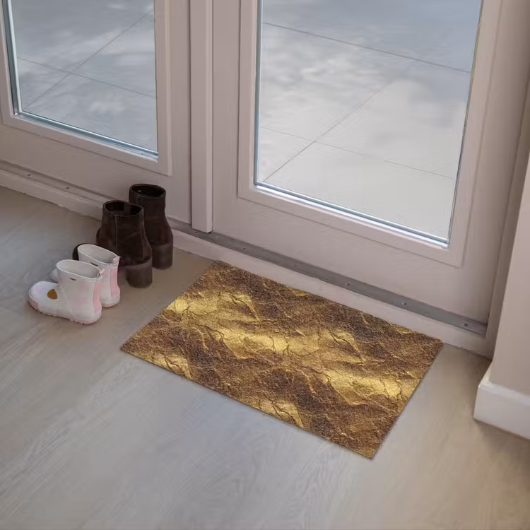 Deurmat - Bladgoud - Textuur - Goud — 8