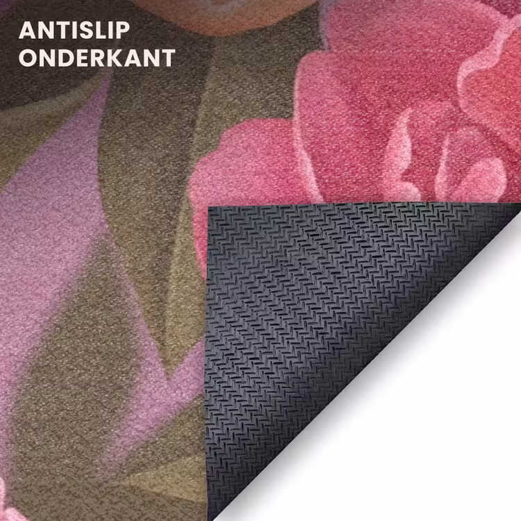 Deurmat - Bloemen - Patroon - Illustratie - Roze — 6