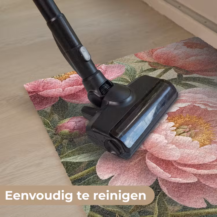 Deurmat - Bloemen - Roze - Klassiek - Gedetailleerd - Natuur — 9