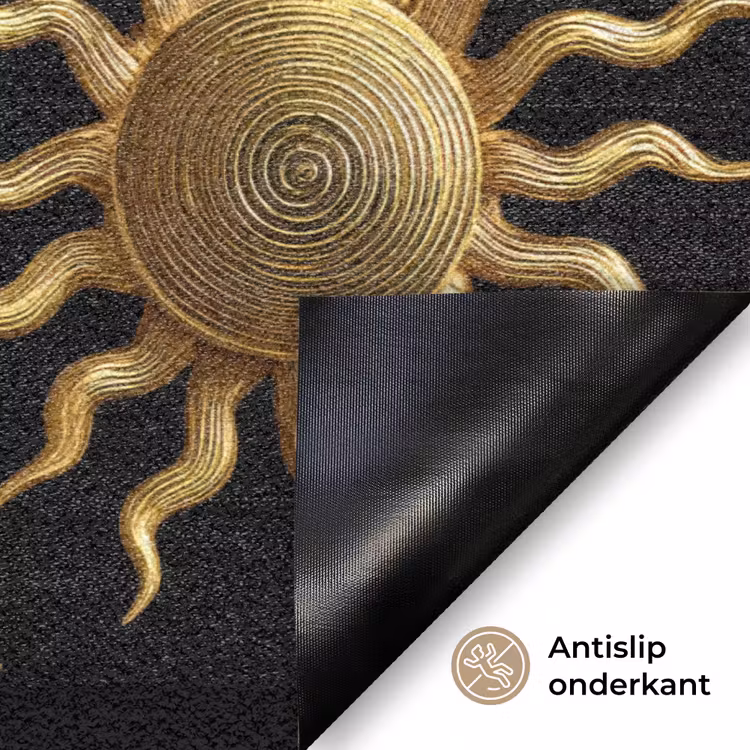 Deurmat - Zon - Patroon - Luxe - Goud - Zwart — 6