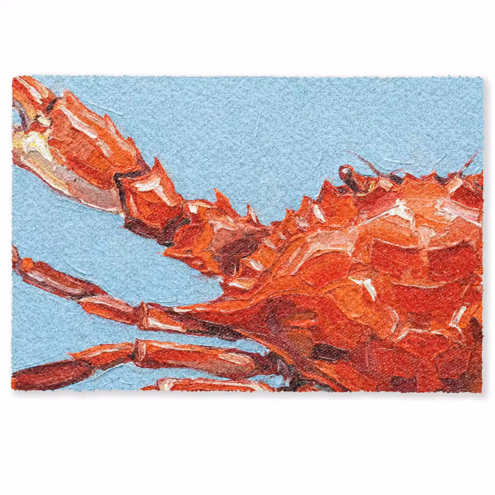 Deurmat - Krab - Zee - Dieren - Abstract - Rood — 1