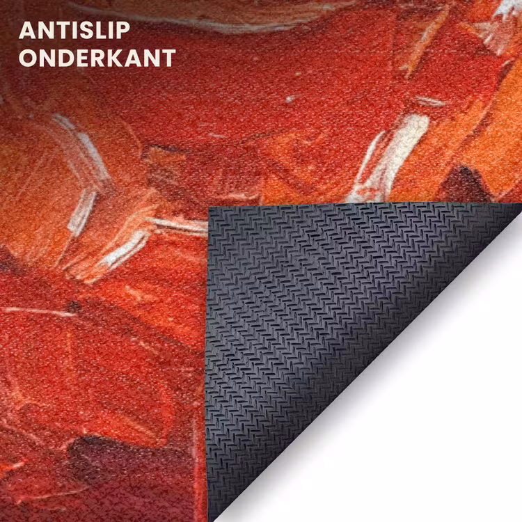 Deurmat - Krab - Zee - Dieren - Abstract - Rood — 6
