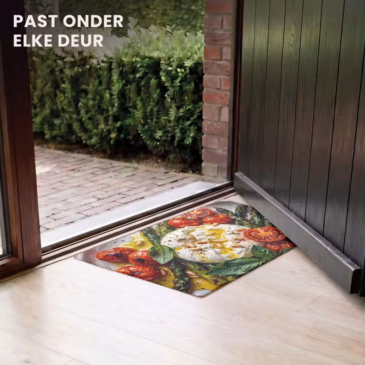 Deurmat - Eten - Groenten - Kaas - Modern - Vers — 7