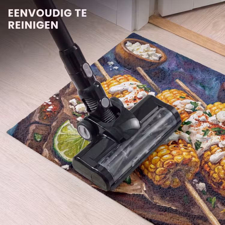 Deurmat - Eten - Maïs - Saus - Geschilderd - Geel — 9