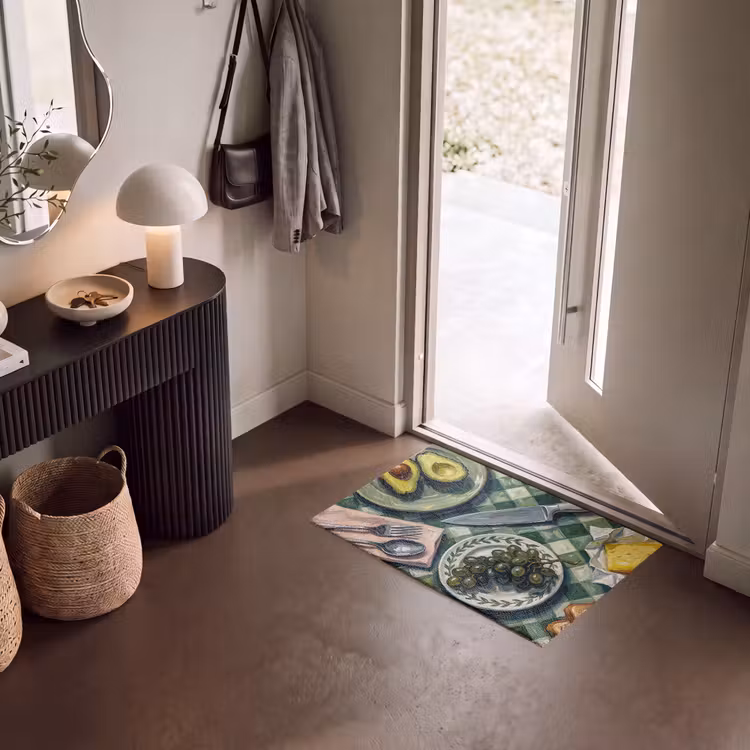 Deurmat - Eten - Ontbijt - Tafel - Modern - Groen — 8