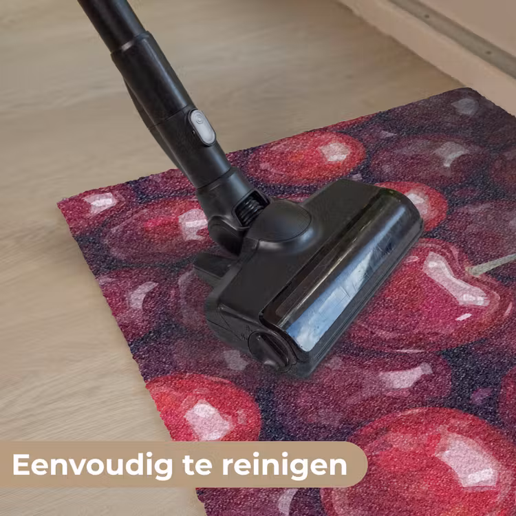 Deurmat - Fruit - Kersen - Eten - Modern - Rood — 9