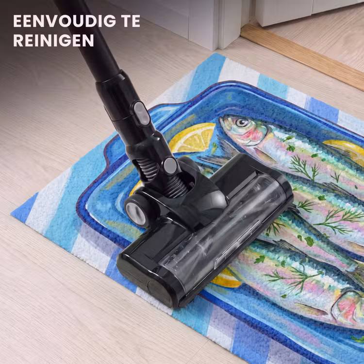 Deurmat - Vis - Citroen - Kruiden - Eten - Blauw — 9